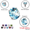 Microdermal cristal rond 5mm