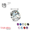 Microdermal cristal rond 4mm