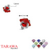 Piercing microdermal cristal carré - Tarawa piercing