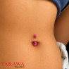 Piercing nombril Fluo splash