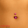 Piercing nombril Fluo splash