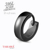 Boucle d'oreille anneau Or rose - Tarawa.com
