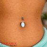 Piercing Nombril Opale - piercing Tarawa.com