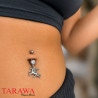 Piercing nombril licorne pendante