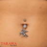 Piercing nombril licorne pendante