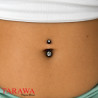 Piercing nombril Blackline classique