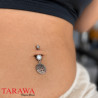 Piercing nombril Arbre de vie pendentif