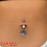 Piercing nombril Arbre de vie pendentif