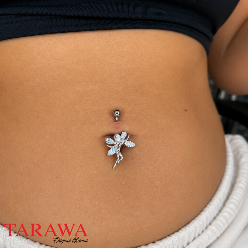 Piercing nombril elfe argent