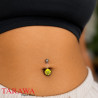 Piercing nombril logo Slippery when Wet
