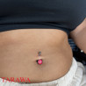 Piercing nombril logo Lick my pussy