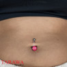 Piercing nombril logo Lick my pussy