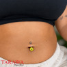 Piercing nombril logo érotique "Lick me" - Tarawa Piercing