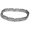 Bracelet homme en acier inoxydable 1 cm de large