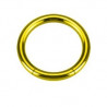 piercing anneau  segment 1.2 mm de diamètre en titane couleur or doré titane