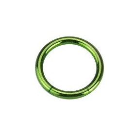 piercing anneau segment pour nombril piercing téton piercing intime piercing sexe féminin couleur vert