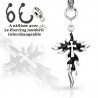 Piercing interchangeable Croix en feu bijou accessoire pour nombril pas cher