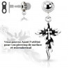 Piercing interchangeable Croix en feu bijou accessoire pour microdermal