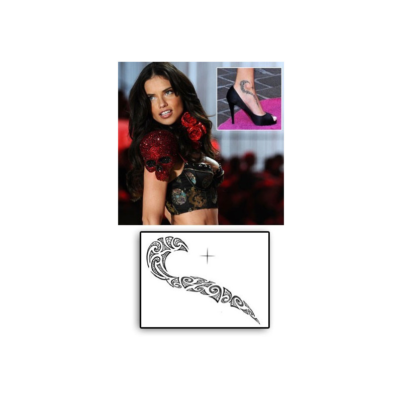 Adriana Lima tattoo cheville