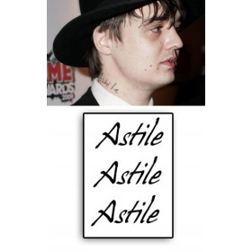 Pete Doherty tattoos temporaires Astile