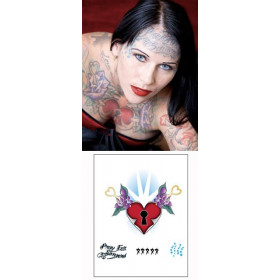 Michelle Mcghee Tattoos temporaires Coeur