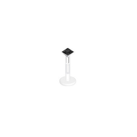 piercing labret bioflex teflon avec cristal de 2mm couleur noir carré