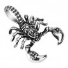 Pendentif homme en acier chirurgical motif scorpion massif