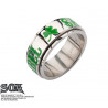 Bague anneau tournant pour femme marque Sons of Anarchy inscription SAMBEL