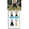 PSY - GANGNAM STYLE Tattoos temporaires