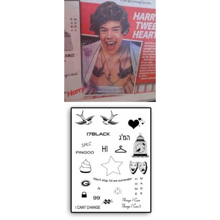 Harry Styles Tattoos le pack