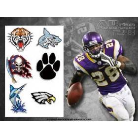 Tattoos Autocollants Football Americain 1