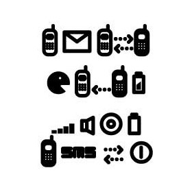 Tattoo Logo SMS autocollant