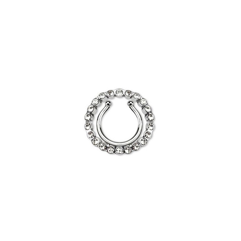 Faux piercing téton contour multi strass Faux piercing Tarawa