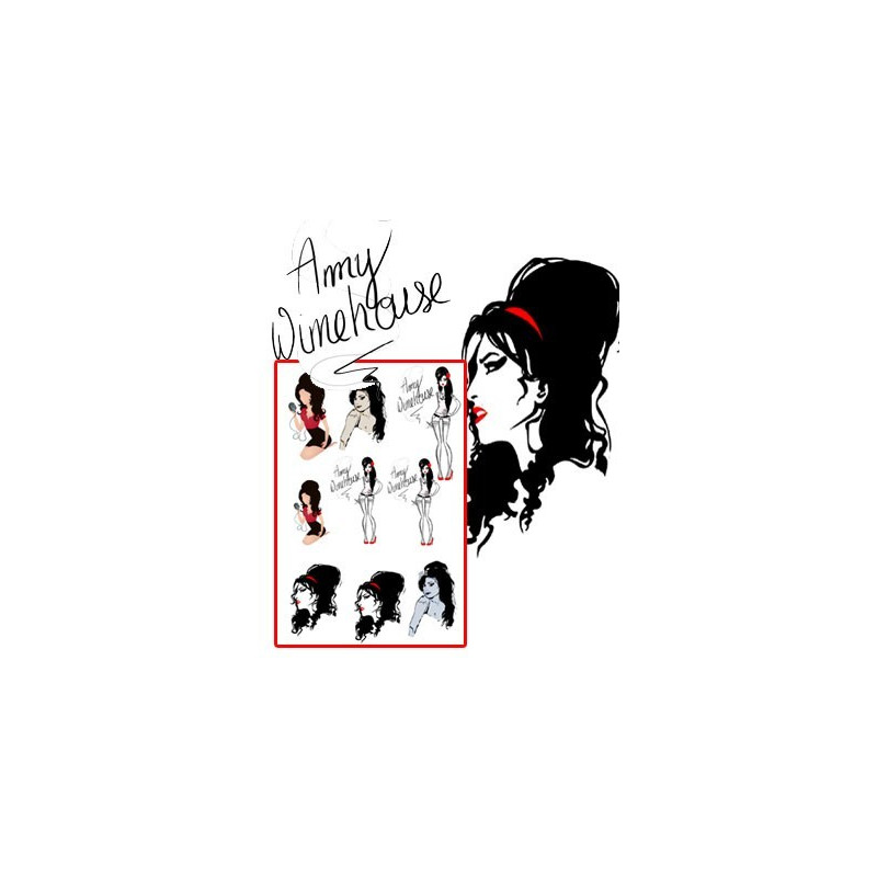 Amy winehouse Tattoos pack 3