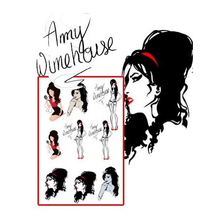 Amy winehouse Tattoos pack 3