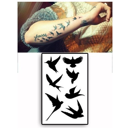 Demi Lovato Tattoos Oiseaux