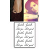 Demi Lovato Tattoos Let Go et Faith