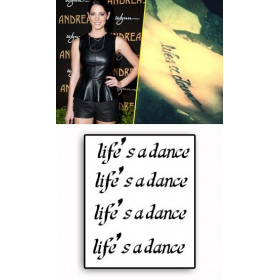 Ashley Greene Tattoo Life s a dance