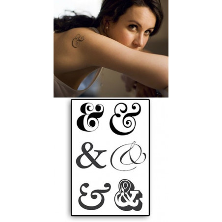 Ampersand Tatouages temporaires