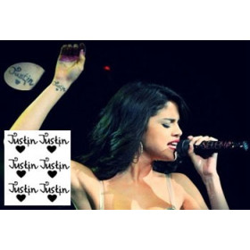 Selena Gomez tatouage en l honneur de Justin Bieber 