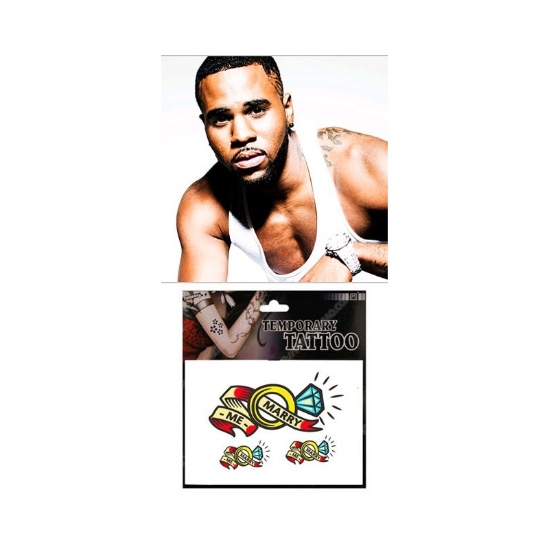 Jason Derulo tattoos temporaires Marry Me