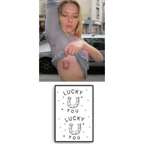 Scarlett Johansson Lucky you tattoo