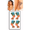 Rihanna tattoo temporaire NEFERTITI