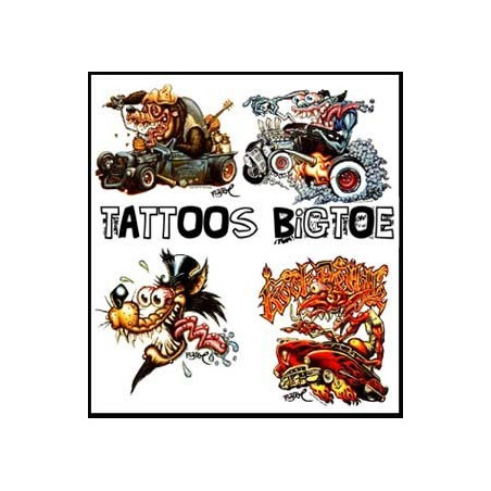 Tatouages BIGTOE autocollants