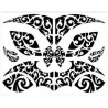 Tatouages Bracelets Maori et Polynesien autocollant 