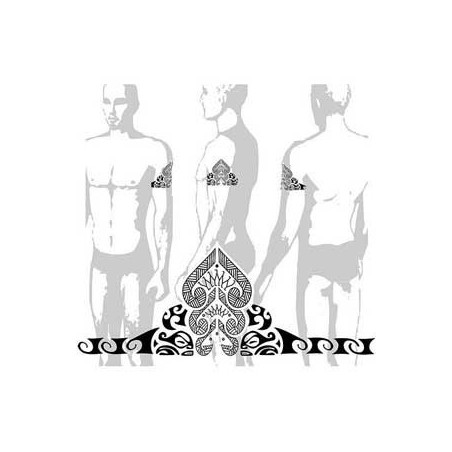 Tatouages Bracelets Maori et Polynesien autocollant 