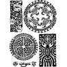 Tatouages Bracelets Maori et Polynesien autocollant 