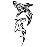 Tatouage Requin Maori et Polynesien autocollant