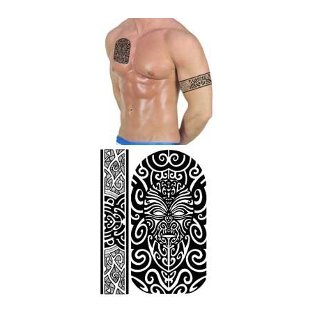 Tatouages Maori et Polynesien autocollants