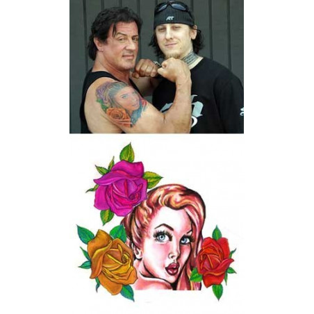 Sylvester Stallone tattoo